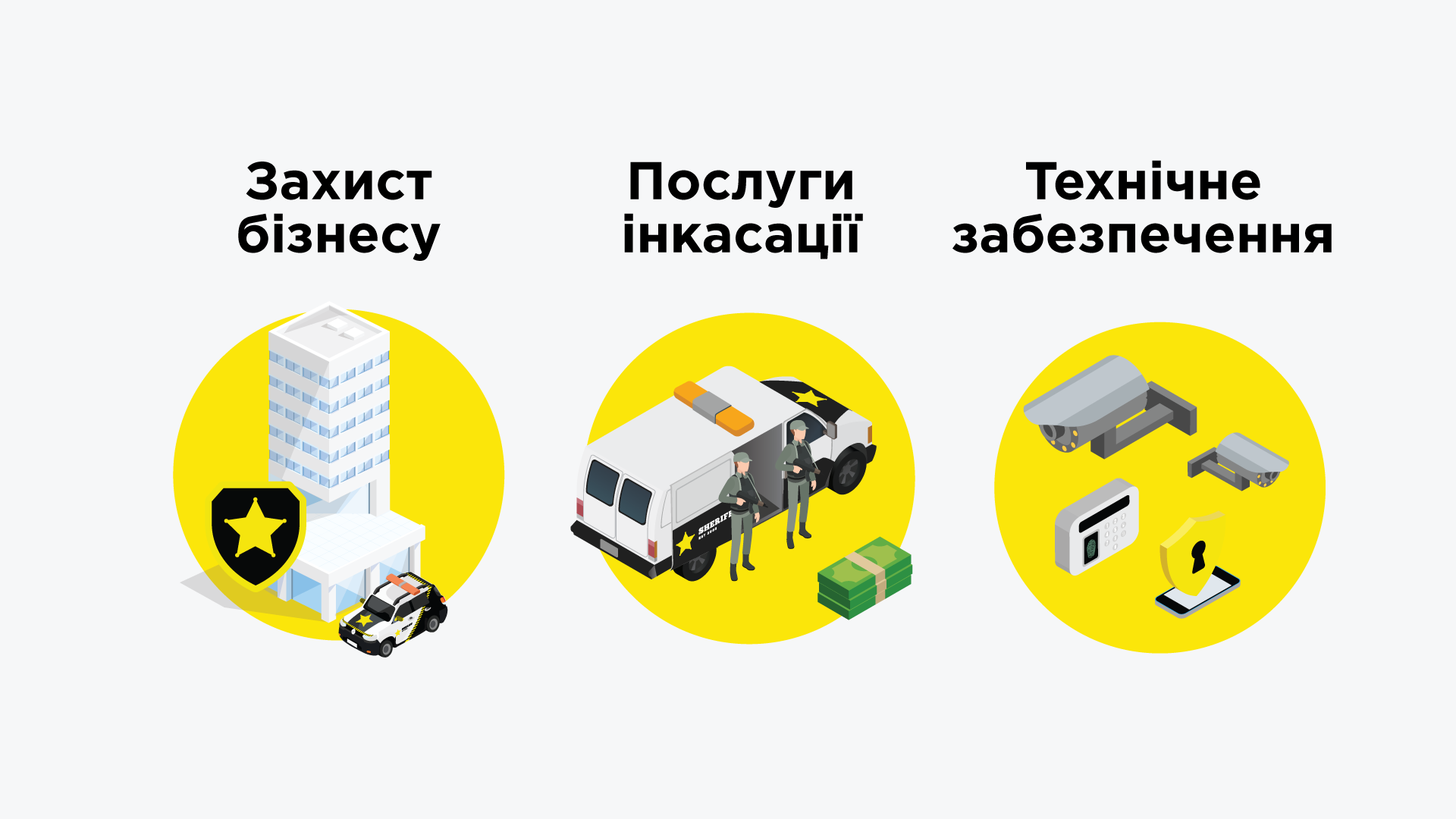 Видеоинфографика о компании Шериф